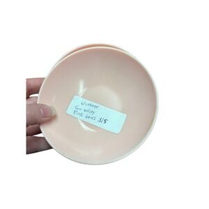 Sun Valley Melmac Pink Melmac Berry‎ Bowls Set of 4 Vintage Retro Kitchenware